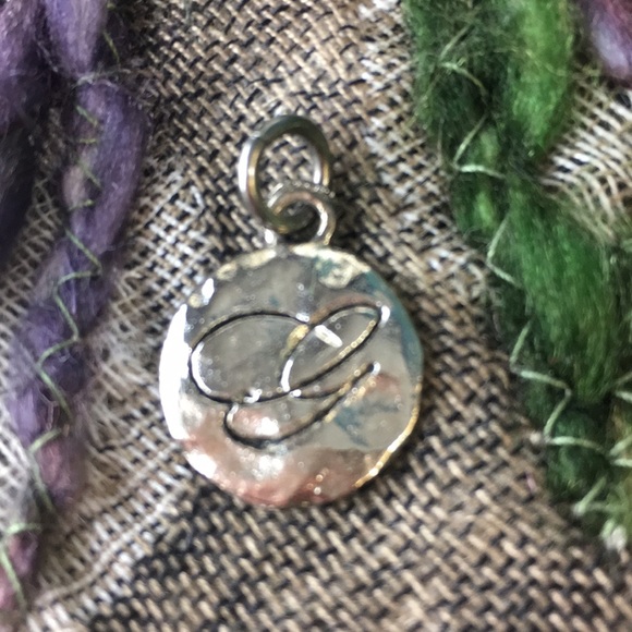 Letter G Monogrammed Charm with Jump-Ring - Picture 2 of 5